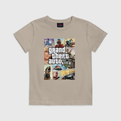 Детская футболка хлопок GTA V Logos
