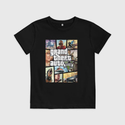 Детская футболка хлопок GTA V Logos