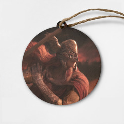 Деревянная игрушка круг Malenia Elder Ring