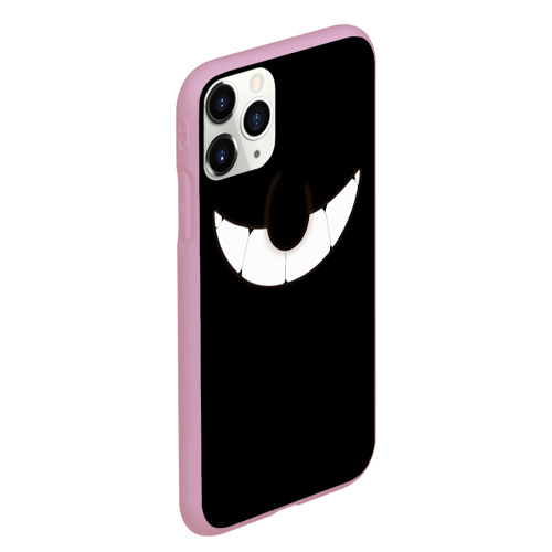 Чехол для iPhone 11 Pro Max матовый Улыбка Дьявола Cuphead, цвет розовый - фото 3