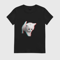 Женская футболка хлопок ZXC SAD CAT
