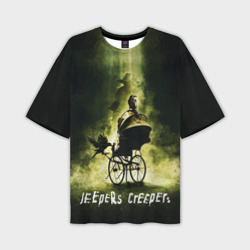 Мужская футболка oversize 3D Poster Jeepers Creepers