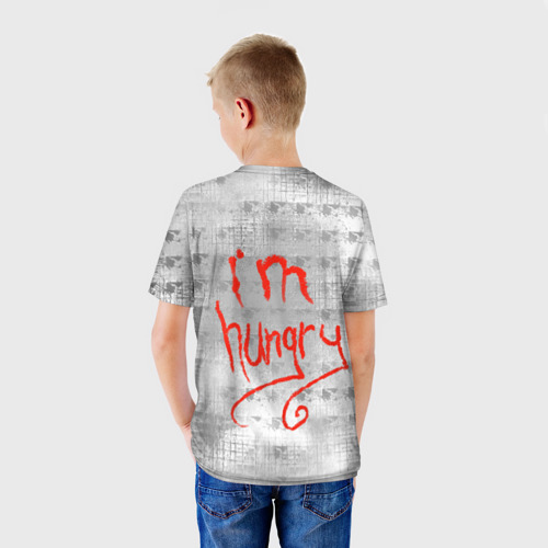 Детская футболка 3D Голодяка рисунок, цвет 3D печать - фото 4