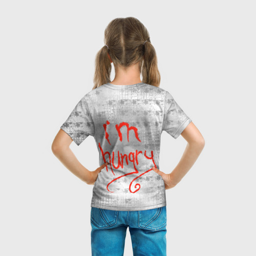 Детская футболка 3D Голодяка рисунок, цвет 3D печать - фото 6