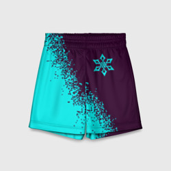Детские спортивные шорты 3D Геншин Импакт - Крио Арт