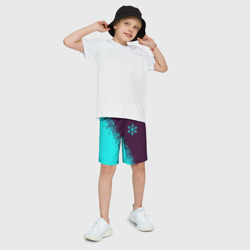 Детские спортивные шорты 3D Геншин Импакт - Крио Арт - фото 2