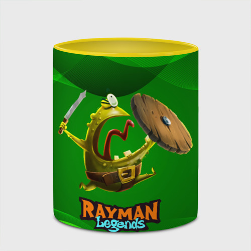 Кружка с полной запечаткой  Rayman    Legends , цвет белый + желтый - фото 4