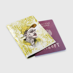 Обложка для паспорта матовая кожа Lil Peep CryBaby Yellow Лил Пип - фото 2