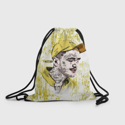 Рюкзак-мешок 3D Lil Peep CryBaby Yellow Лил Пип