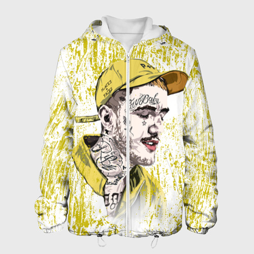 Мужская куртка 3D Lil Peep CryBaby Yellow Лил Пип, цвет 3D печать