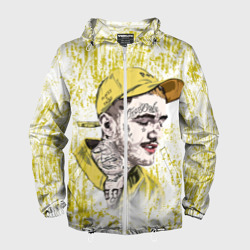 Мужская ветровка 3D Lil Peep CryBaby Yellow Лил Пип