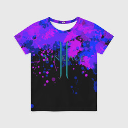 Детская футболка 3D Линейдж 2 Брызги