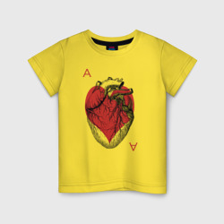 Детская футболка хлопок Черви огромное сердце