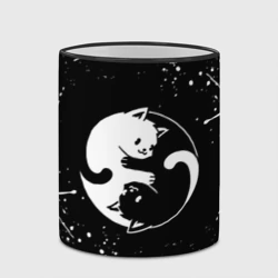 Кружка с полной запечаткой Инь Янь котики брызги и ничего лишнего - фото 2