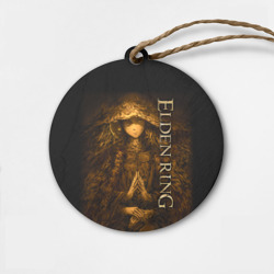 Деревянная игрушка круг Elden Ring - Элден ринг женщина
