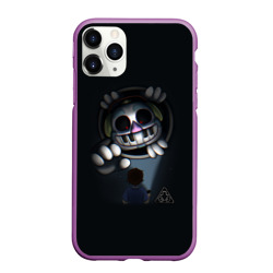 Чехол для iPhone 11 Pro Max матовый FNAF Security Breach Музыкальный диджей DJ Music Man