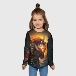 Детский лонгслив 3D Elden Ring - Елден ринг валькирия - фото 2