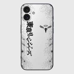 Чехол для iPhone 16 силиконовый с защитой камеры Токийские мстители Tokyo Revengers logo
