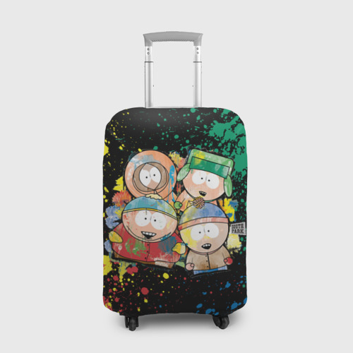 Чехол для чемодана 3D Мультфильм Южный Парк персонажи South Park, цвет 3D печать