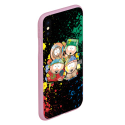 Чехол для iPhone XS Max матовый Мультфильм Южный Парк персонажи South Park - фото 2