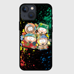 Чехол для iPhone 13 mini Мультфильм Южный Парк персонажи South Park