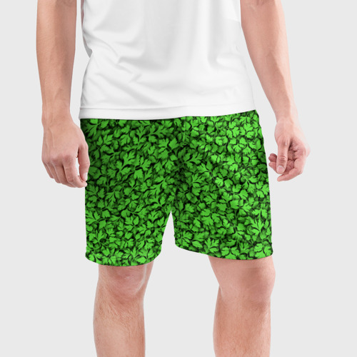 Мужские шорты спортивные Кинза, цвет 3D печать - фото 3