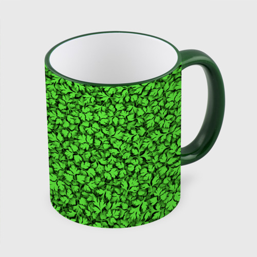 Кружка с полной запечаткой Кинза, цвет Кант зеленый - фото 3