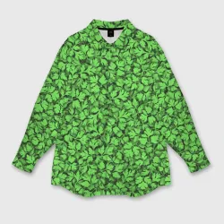 Женская рубашка oversize 3D Кинза