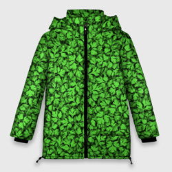 Кинза – Женская зимняя куртка Oversize с принтом купить