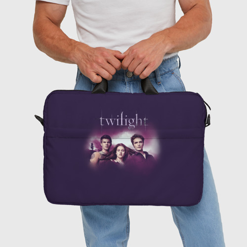 Сумка для ноутбука 3D Персонажи Twilight, цвет 3D печать - фото 5