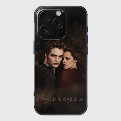 Чехол для iPhone 16 Pro силиконовый с защитой камеры Эдвард & Белла