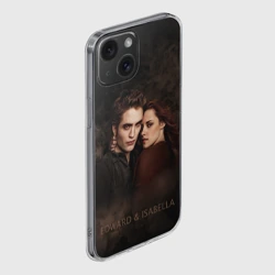 Чехол для iPhone 15 силиконовый с защитой камеры Эдвард & Белла - фото 2