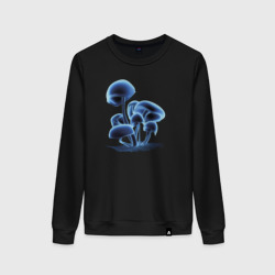 Женский свитшот хлопок Неоновые грибы