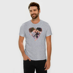 Мужская футболка хлопок Slim Twilight love - фото 2