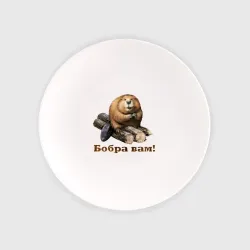 Тарелка Бобра вам!