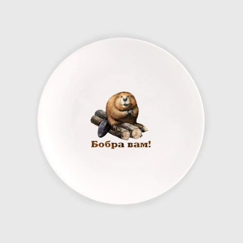 Тарелка Бобра вам!