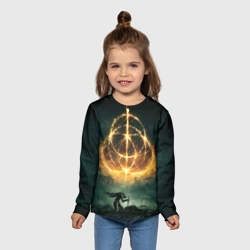 Детский лонгслив 3D Elden Ring - воин - фото 2