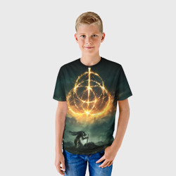 Детская футболка 3D Elden Ring - воин - фото 2