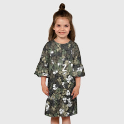 Детское платье 3D Kinza камуфляж - фото 2