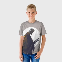 Детская футболка 3D Скелет-самурай - фото 2