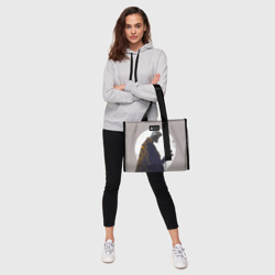 Сумка-шоппер 3D Скелет-самурай - фото 2