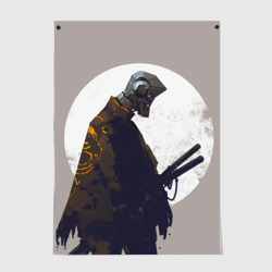 Постер Скелет-самурай