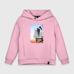 Детское худи Oversize хлопок Warrior of desert