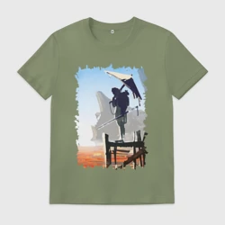 Мужская футболка хлопок Warrior of desert