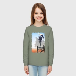 Детский лонгслив хлопок Warrior of desert - фото 2