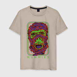 Мумия в бинтах – Мужская футболка хлопок с принтом купить со скидкой в -20%
