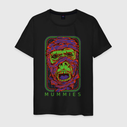 Мумия в бинтах – Мужская футболка хлопок с принтом купить со скидкой в -20%