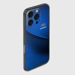 Чехол для iPhone 16 Pro силиконовый с защитой камеры Subaru sport - фото 2
