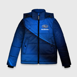 Зимняя куртка для мальчиков 3D Subaru sport