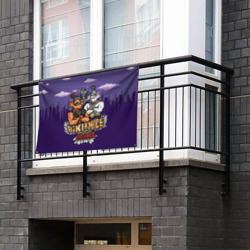 Флаг-баннер Мыши-байкеры с Марса - рокеры - фото 2